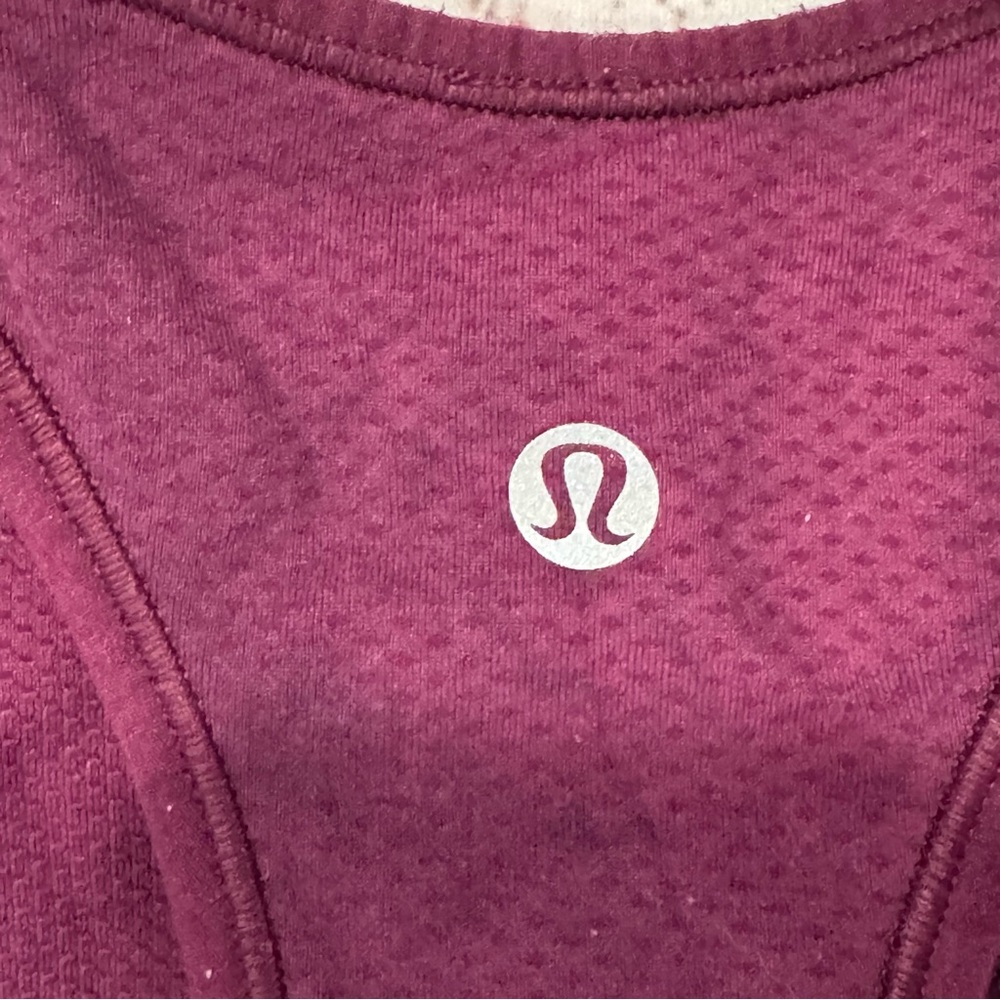 Lululemon Ebb to Train Bra Wash in Marvel / Black Sz 6 - Picture 7 of 8